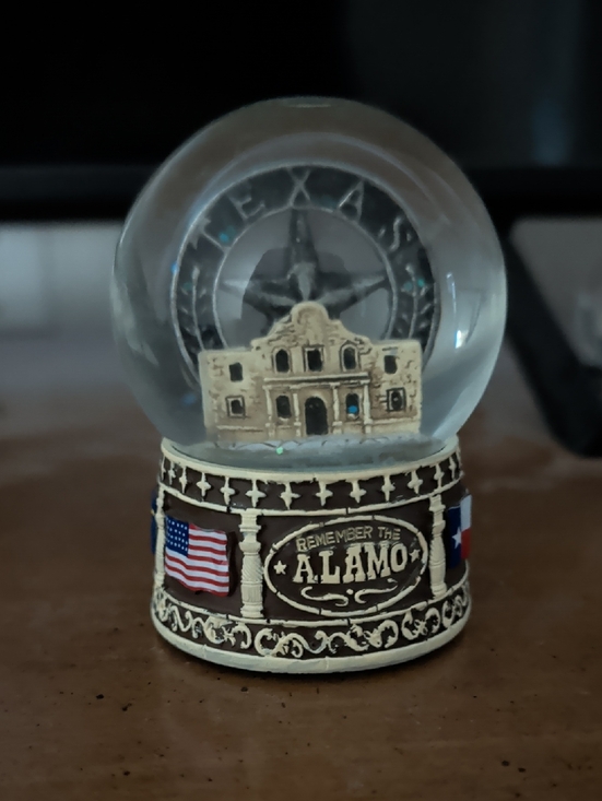 Other - Remember The Alamo Snow Globe - Beige & Brown